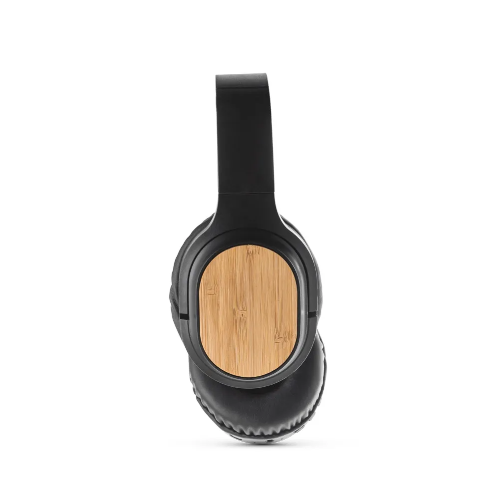 GOULD. Fones de ouvido wireless em bambu e ABS-97126