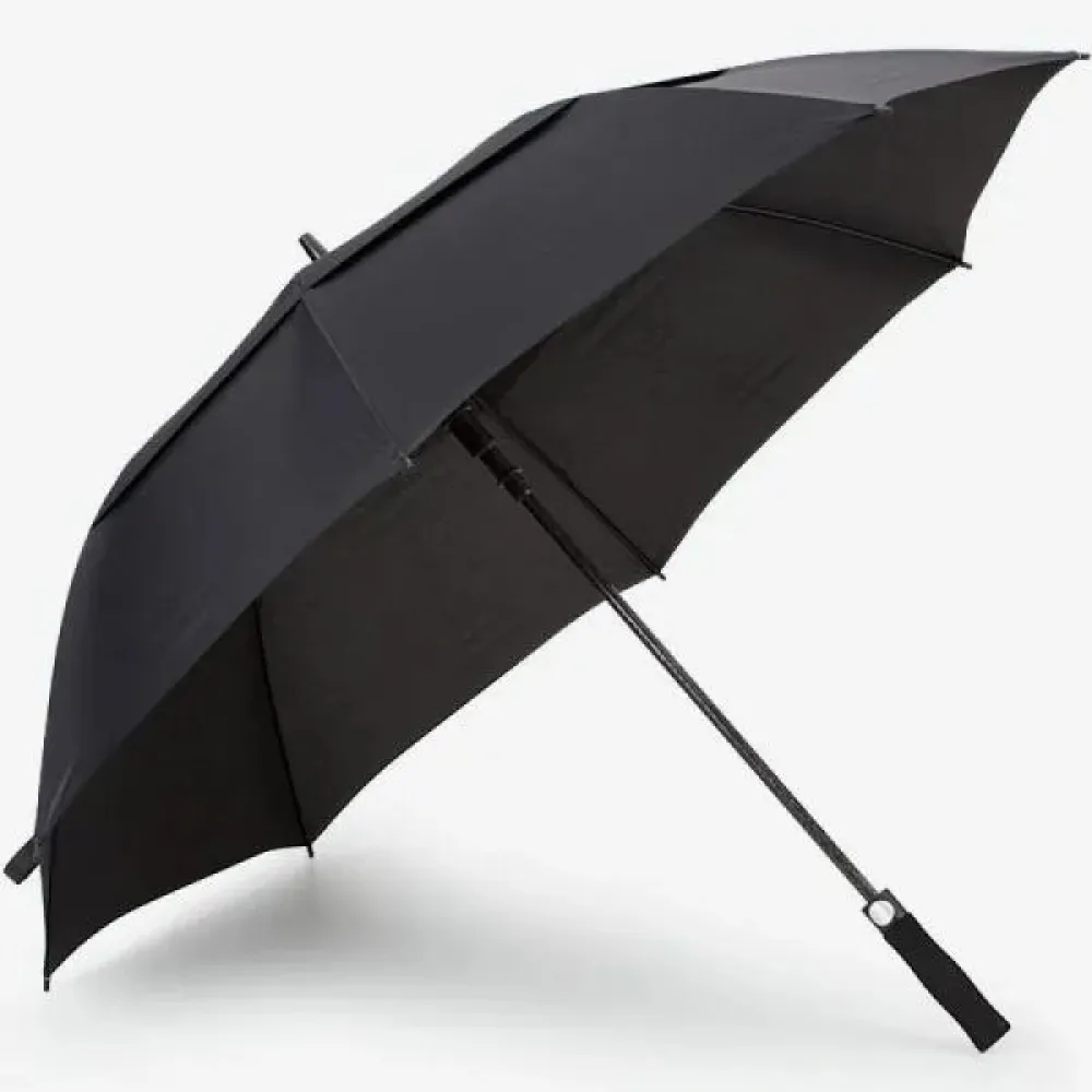 GUARDA-CHUVA AUTOMÁTICO GRANDE PRETO - 130 CM-GC-00801