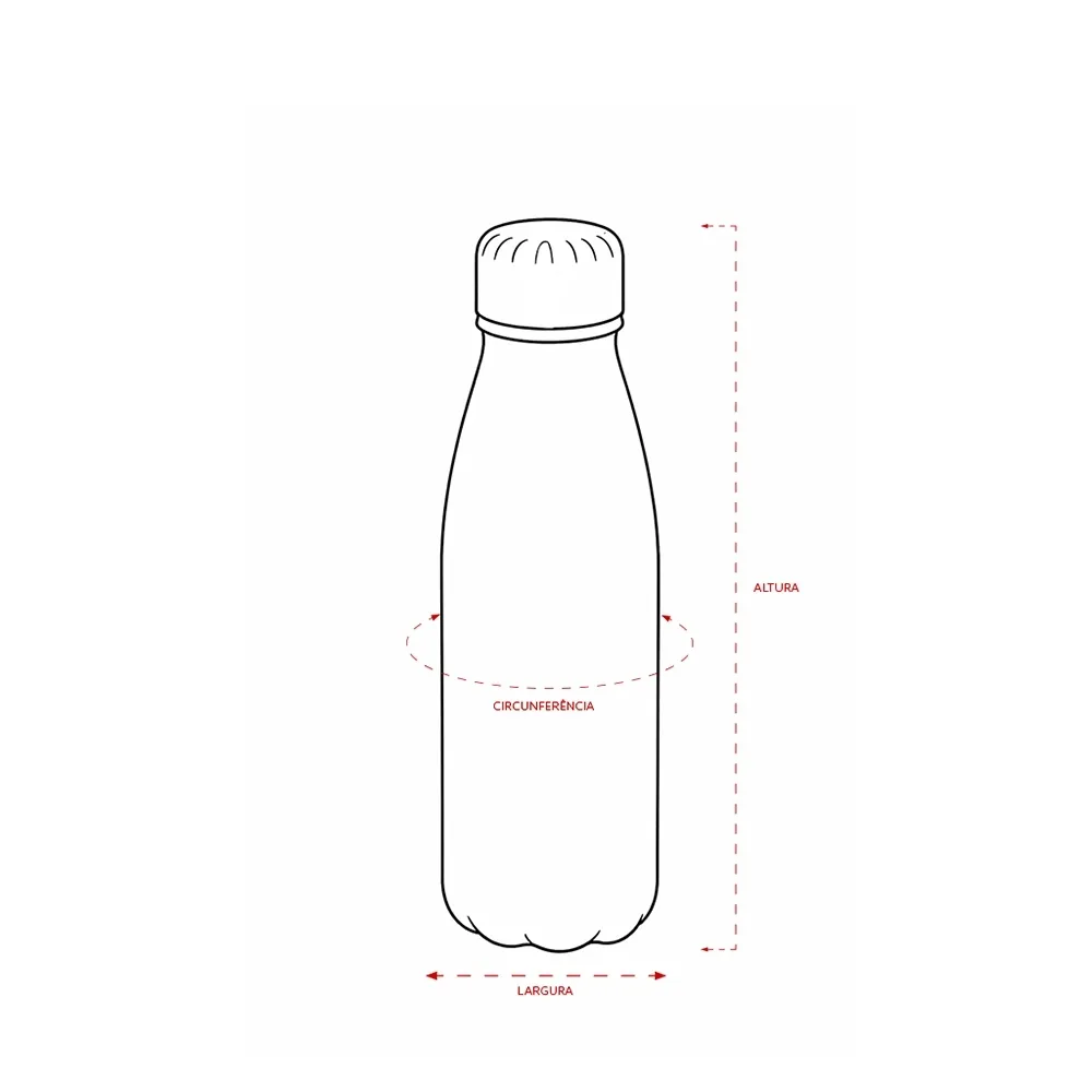 Garrafa Alumínio 550ml