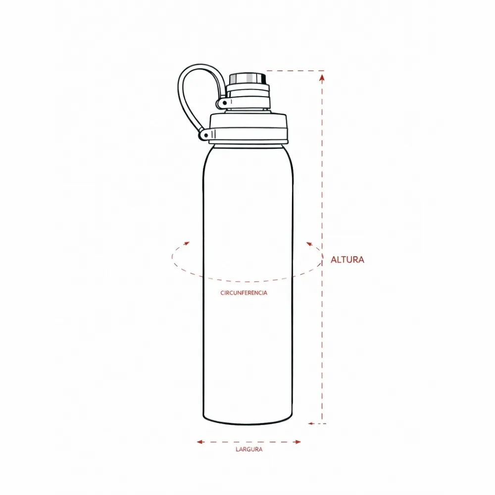 Garrafa Inox 800ml