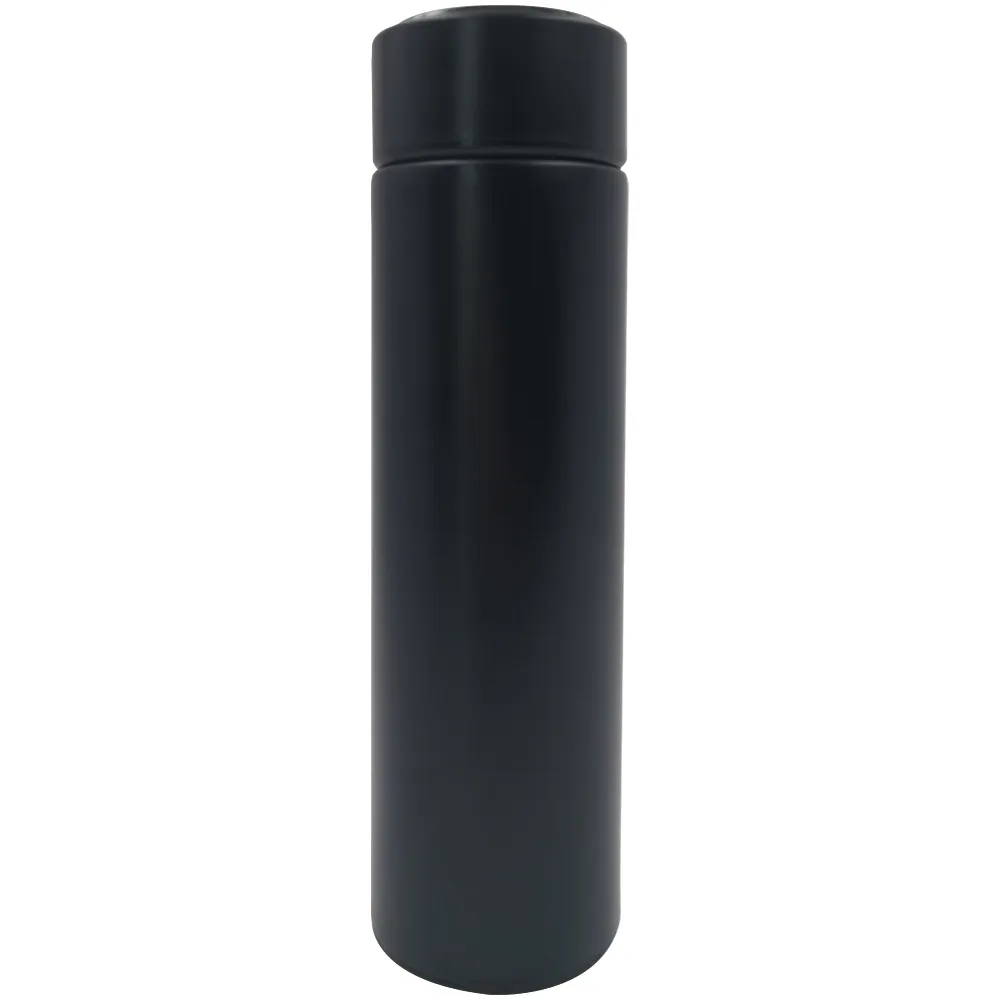 Garrafa Squeeze Térmica Em Inox Com Termômetro 420ML-ZNC-500BK
