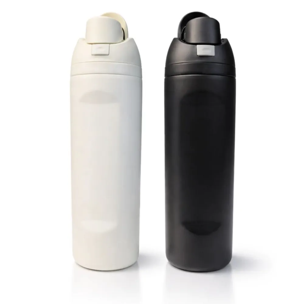Garrafa termica Inox 700ml com alca, anti-vazamento e 2 formas de beber