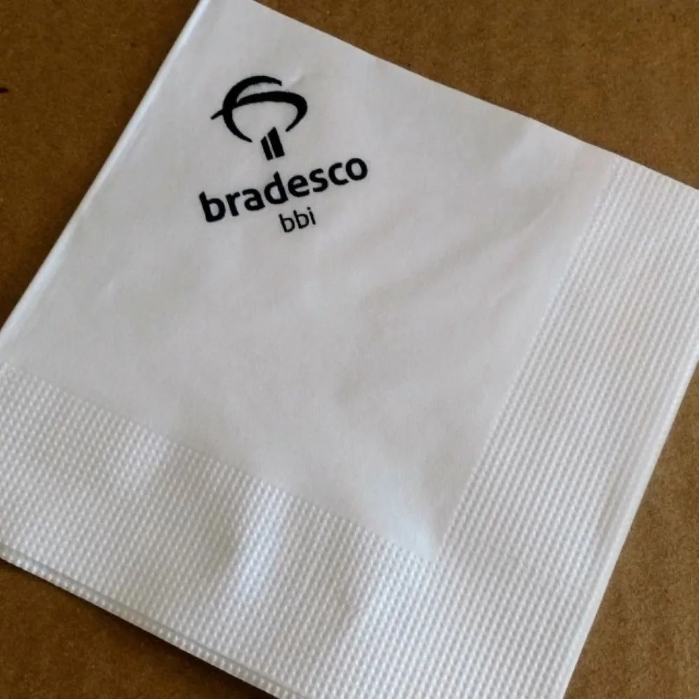 Guardanapo Personalizado Aperitivo Folha Dupla