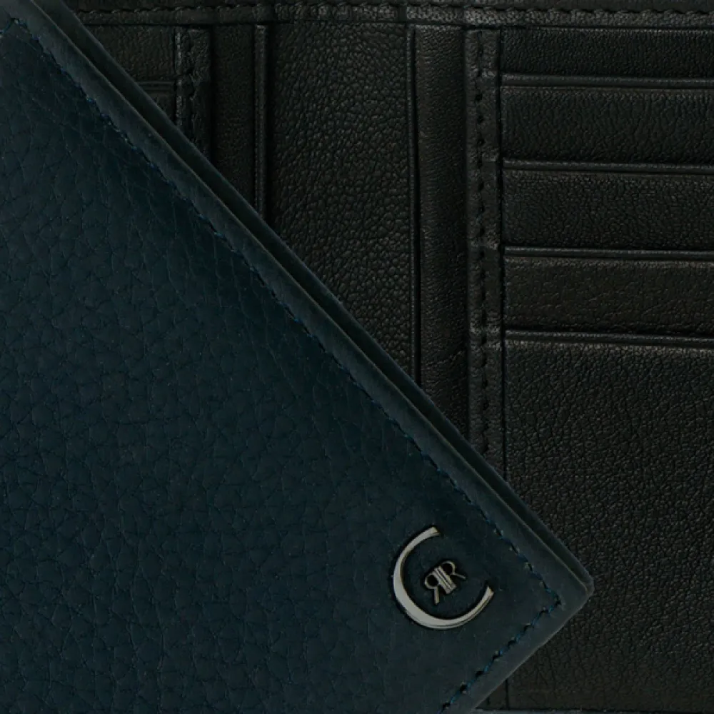 HAMILTON. Carteira AZUL ESCURO