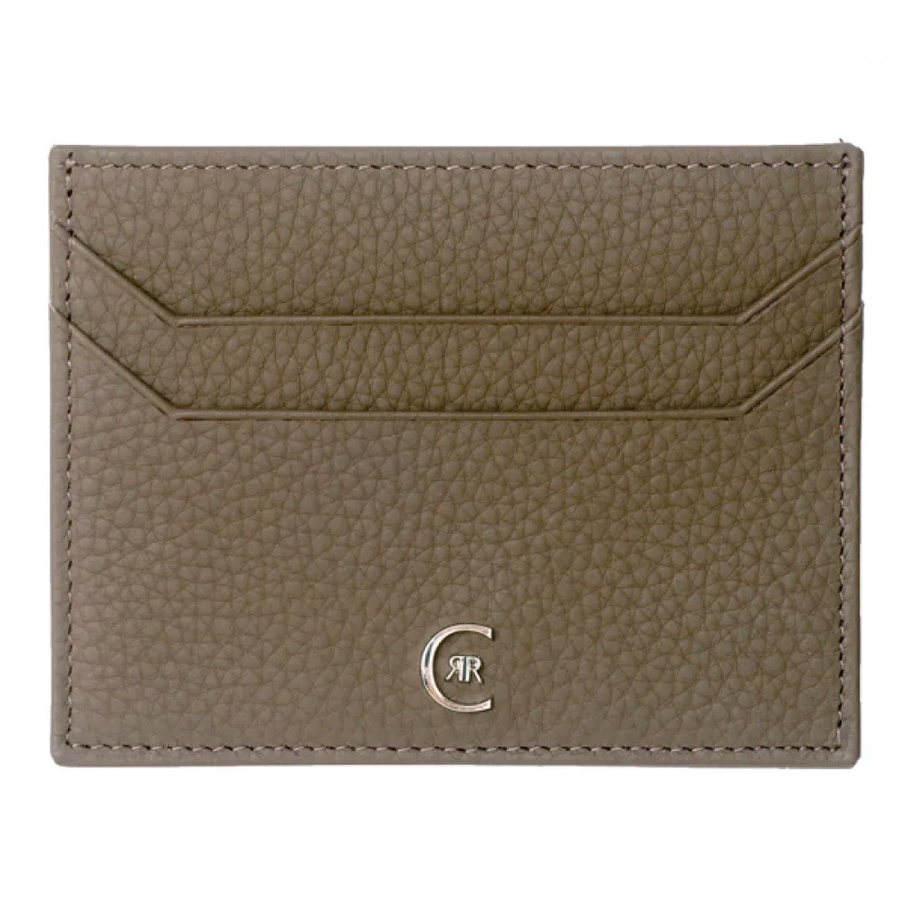 HAMILTON. Porta cartões MARROM