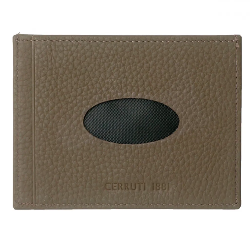 HAMILTON. Porta cartões MARROM