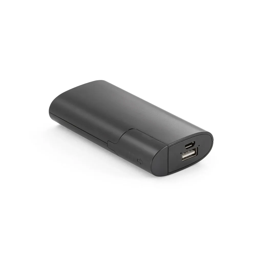 HUBBLE. Bateria portátil em ABS com bateria polímero de lítio 4000 mAh