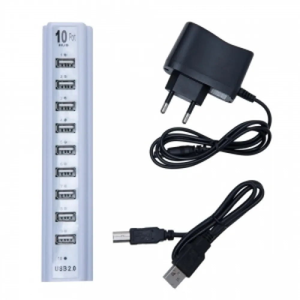 #Hub USB com 10 Entradas