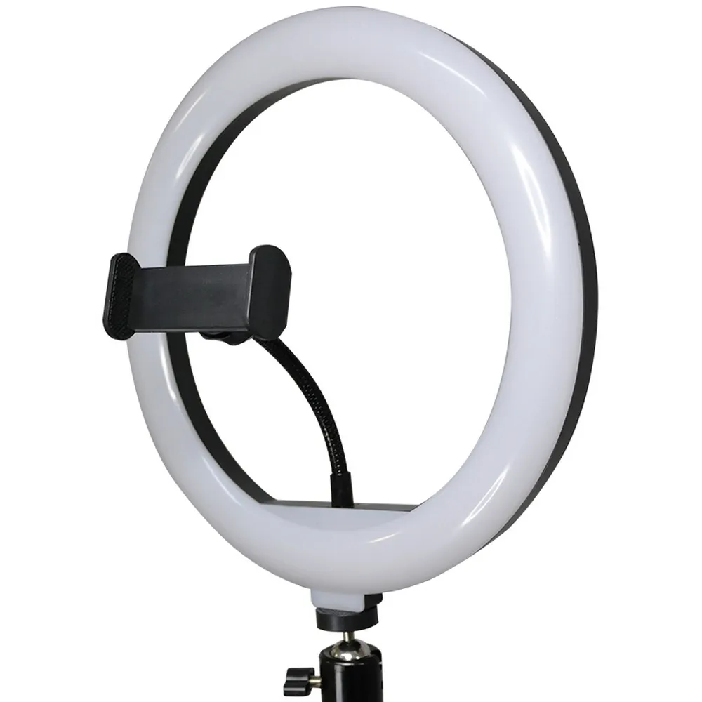 Iluminador Ring Light 10 polegadas com tripe