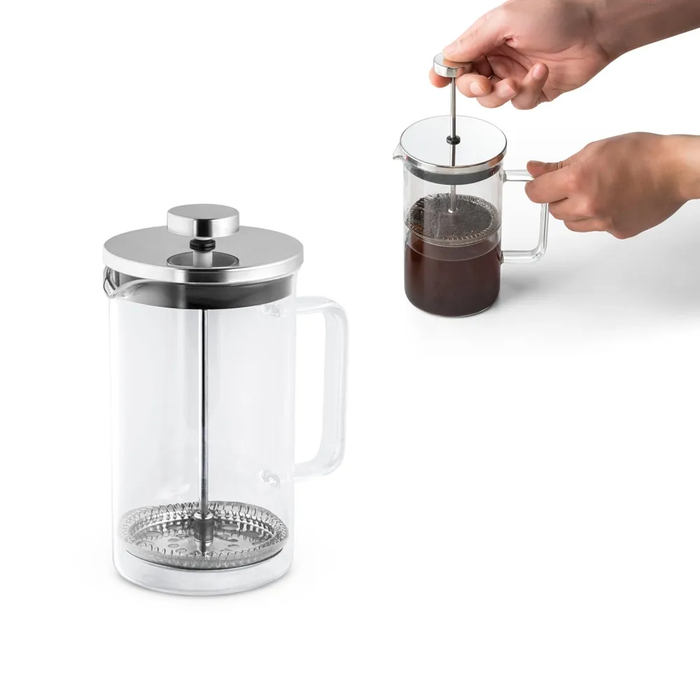 JENSON. Cafeteira em vidro borossilicato e aço inox 600 mL-94237