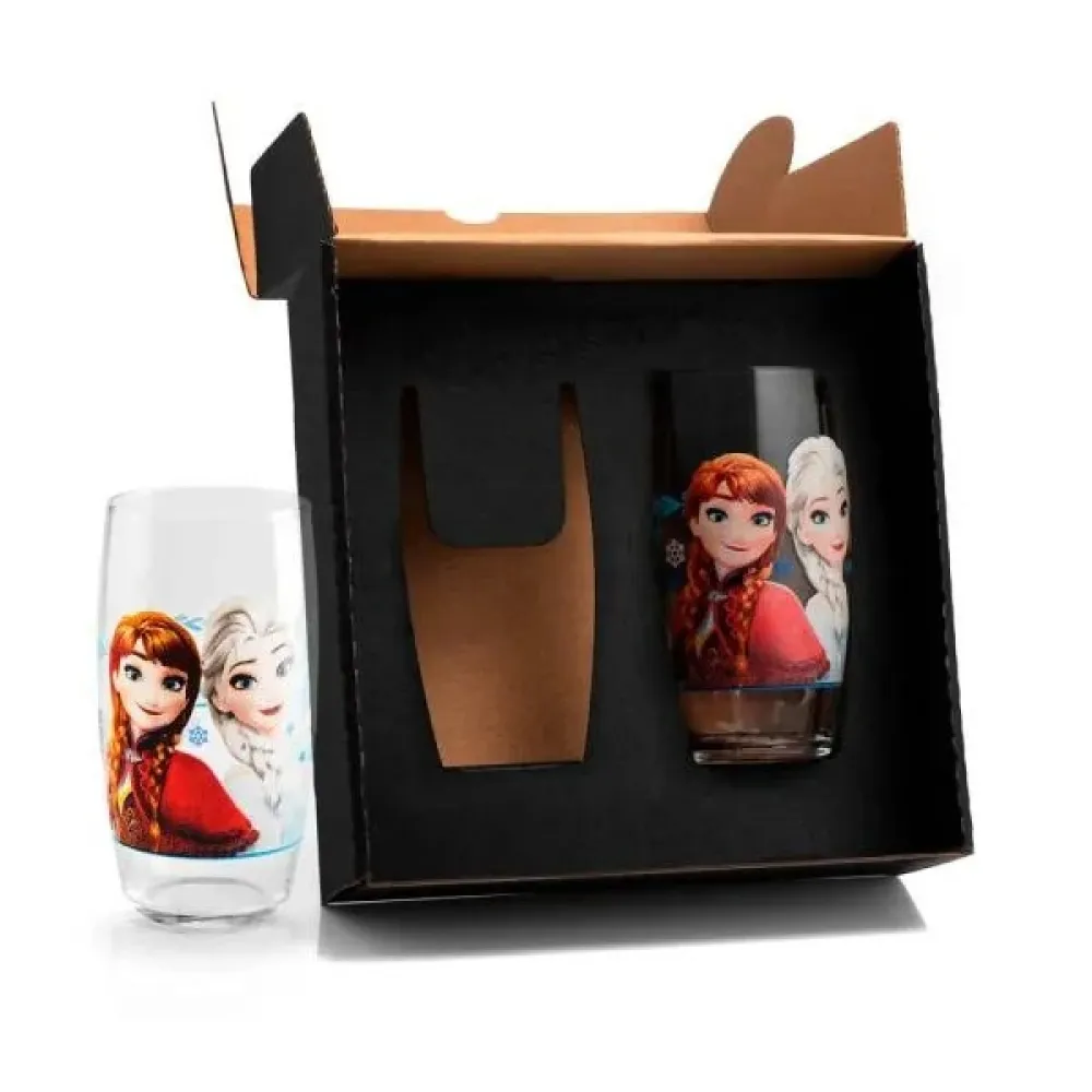 JOGO DE COPOS VIDRO 300 ML - FROZEN - 2 PÇS-VI-00332-455