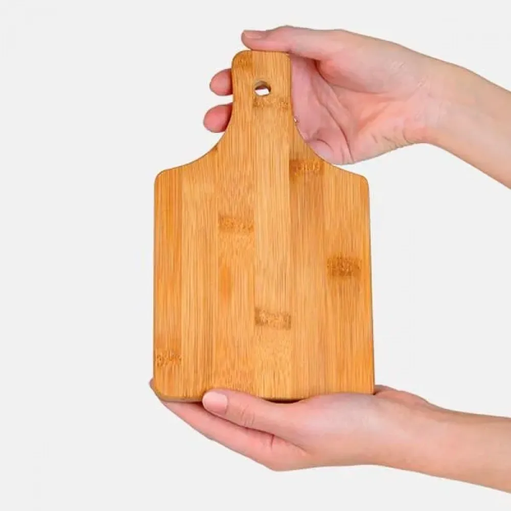 CONJUNTO PARA BAR EM BAMBU / MADEIRA / INOX - 8 PÇS