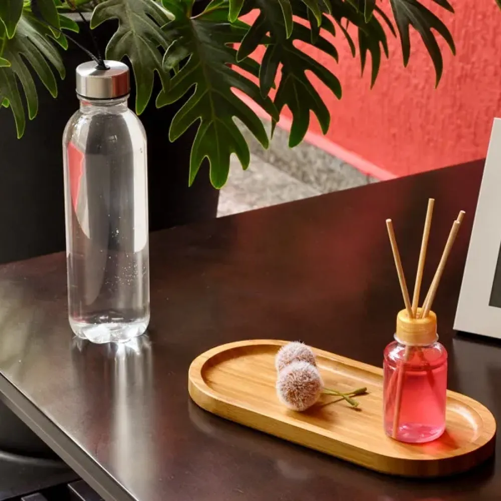 KIT BANDEJA, AROMATIZADOR E ACESSÓRIOS - 4 PÇS - CEREJA E AVELÃ