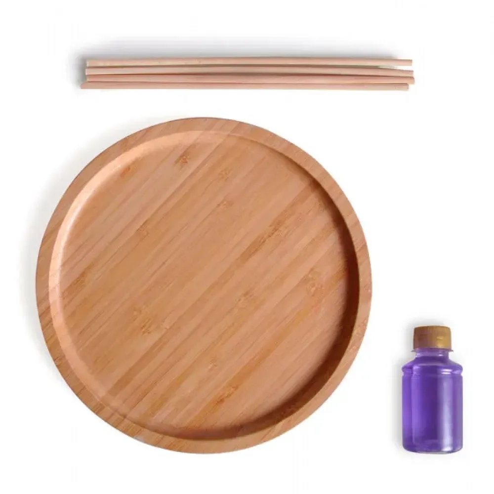 KIT BANDEJA E AROMATIZADOR - 2 PÇS - LAVANDA