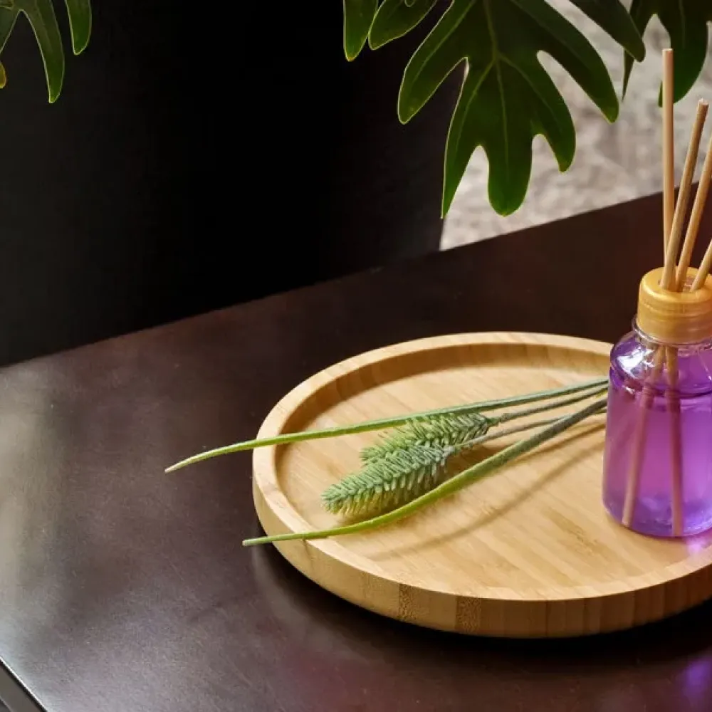 KIT BANDEJA E AROMATIZADOR - 2 PÇS - LAVANDA