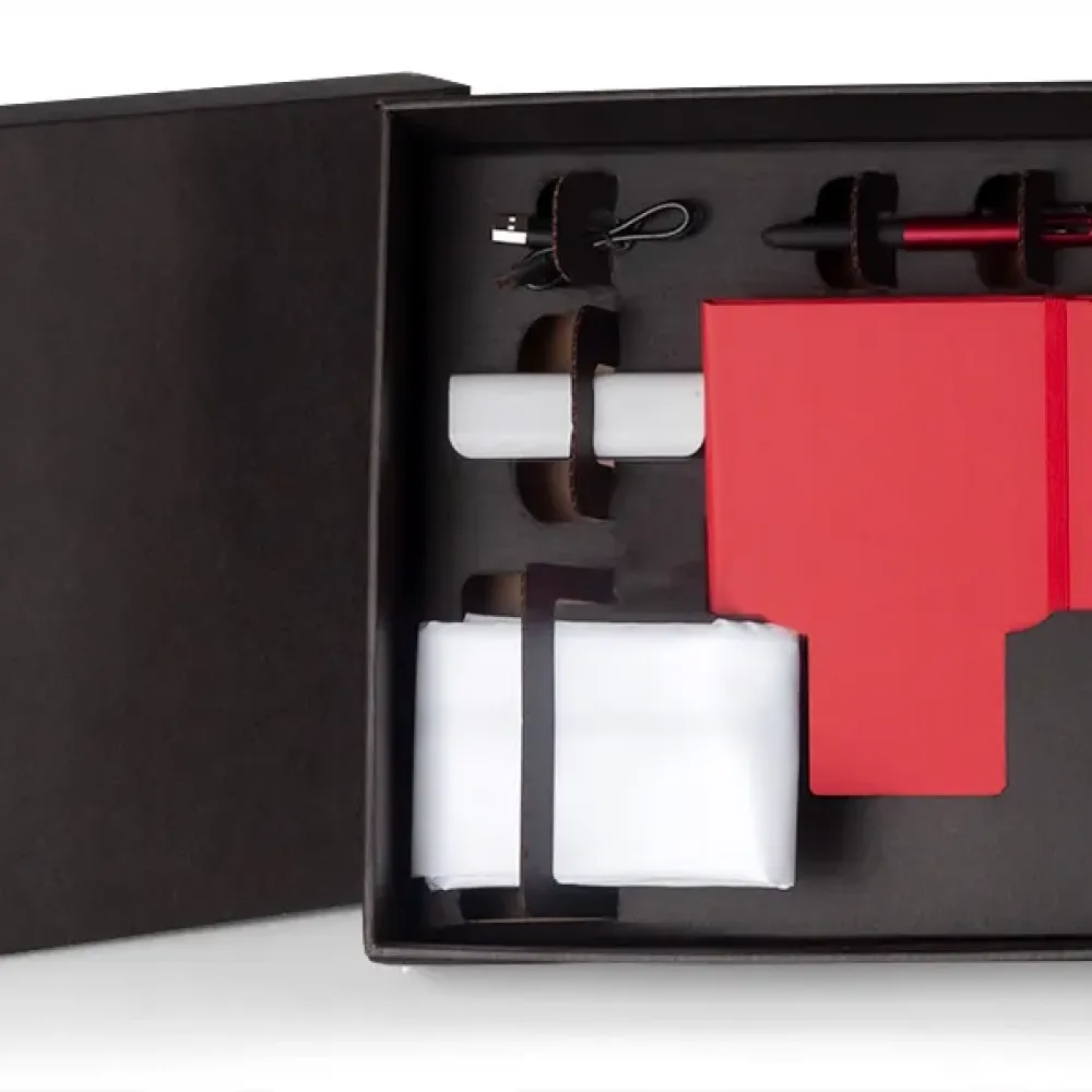 KIT BOAS VINDAS - VERMELHO / BRANCO - 5 PÇS