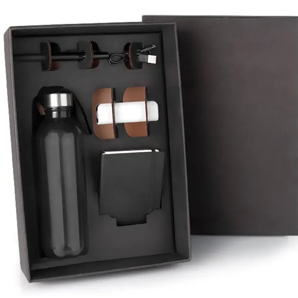 KIT CADERNO E ACESSÓRIOS - 4 PÇS