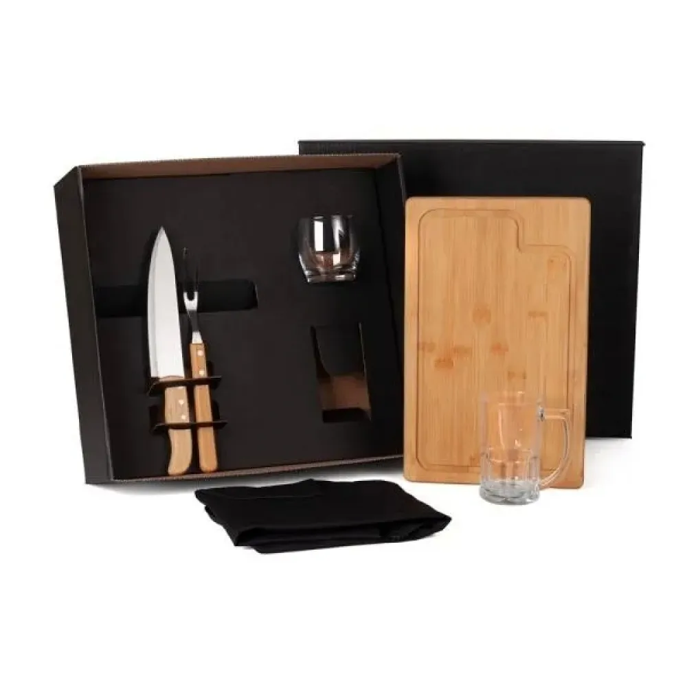KIT CHURRASCO / CERVEJA / WHISKY - 6 PÇS
