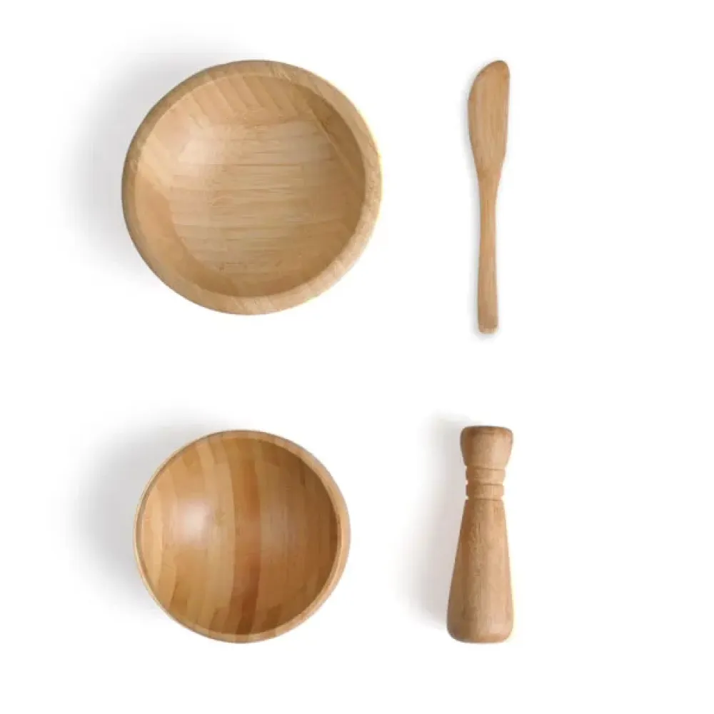 KIT CUMBUCA E AMASSADOR DE TEMPEROS - 4 PÇS