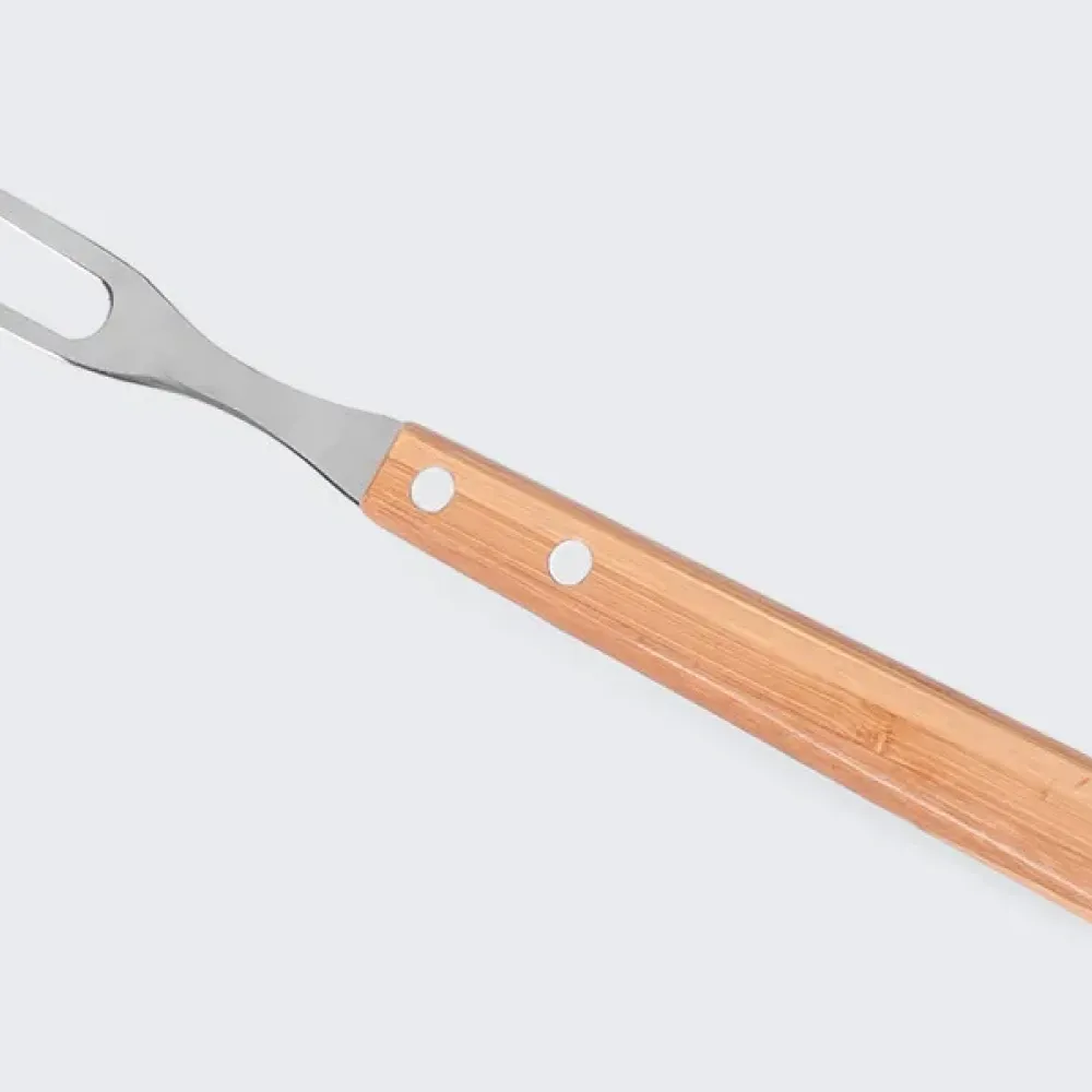 CONJ.DE FACAS BAMBU / MADEIRA / INOX COM ESTOJO FRANKFURT- 4 PÇS