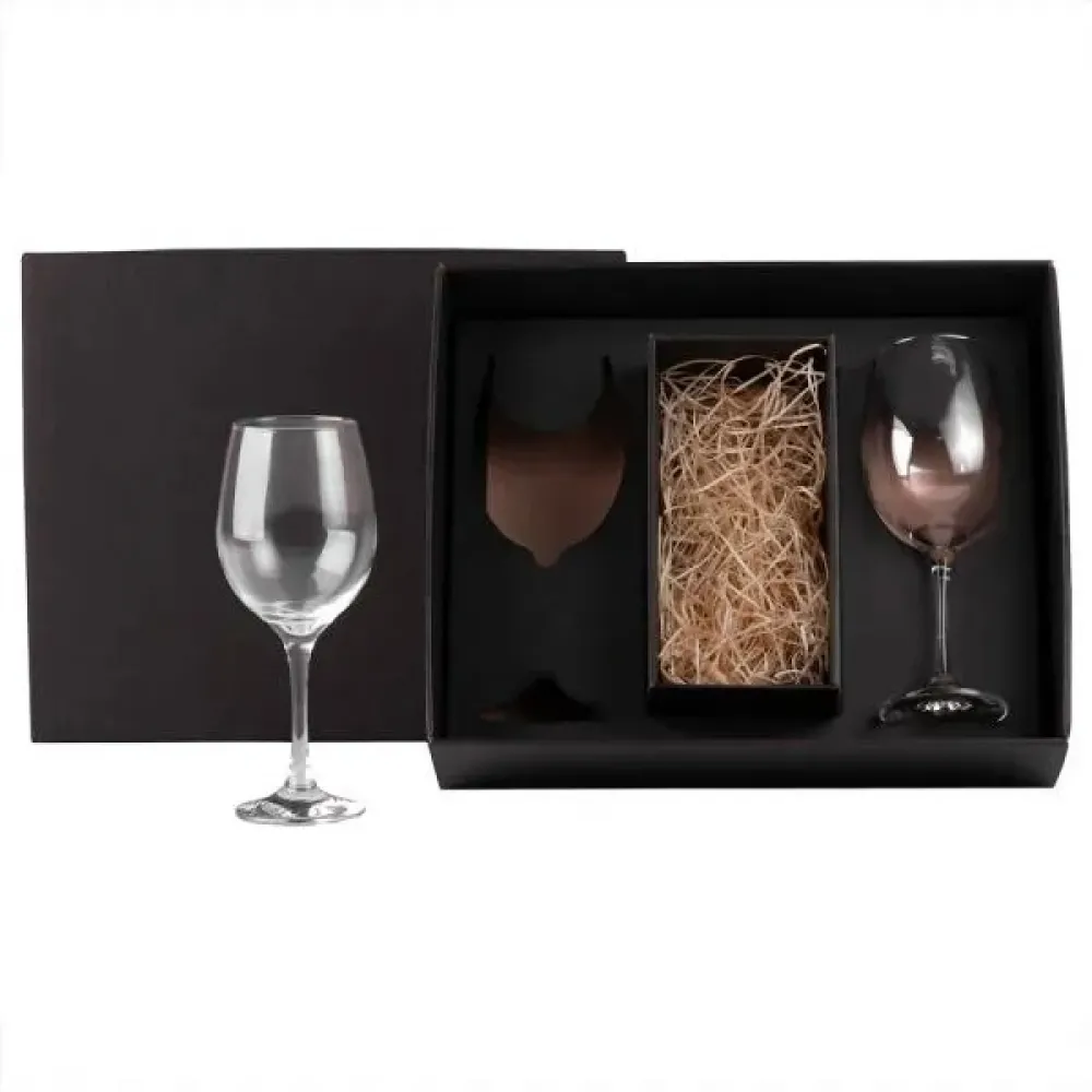 KIT DE TAÇAS DE VIDRO P/ CHAMPAGNE 190 ML - 2 PÇS-VI-18712