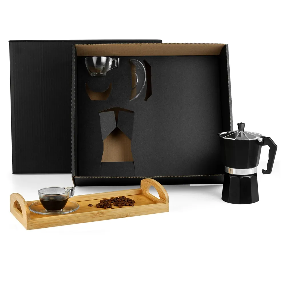 KIT PARA CAFÉ COM BANDEJA - 6 PÇS-003MRPKT-90233