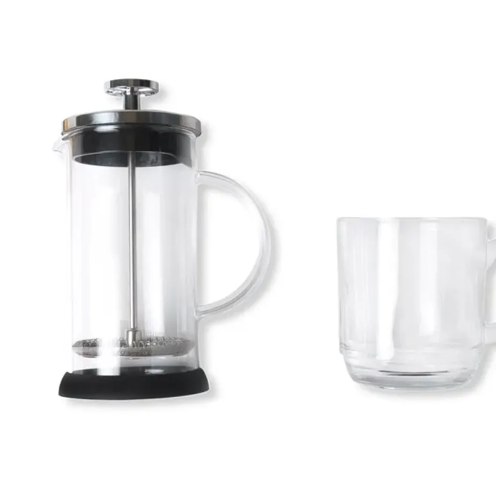 KIT PARA CAFÉ COM PRENSA FRANCESA - 3 PÇS