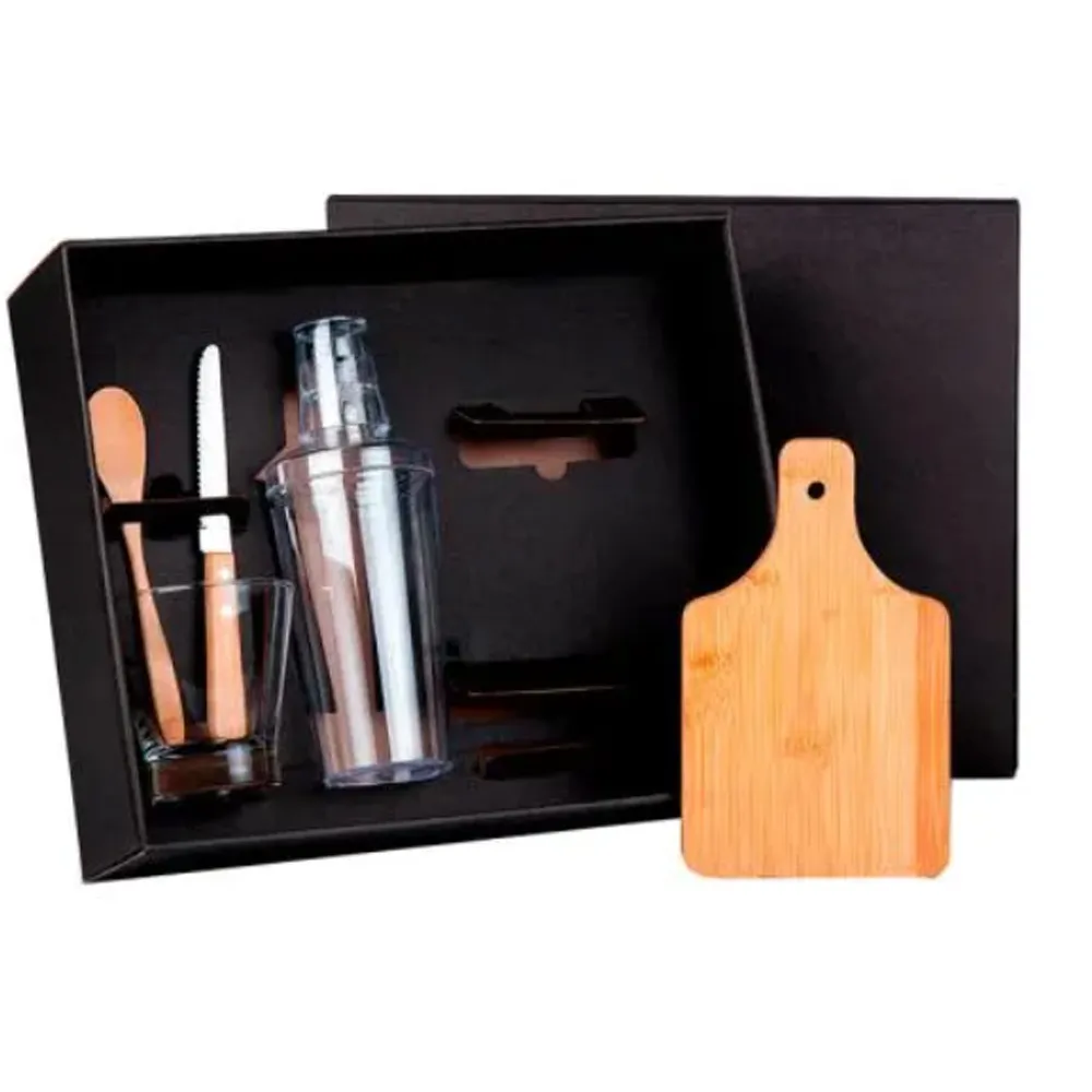 KIT PARA CAIPIRINHA COM COQUETELEIRA - 5 PÇS-KT-90175