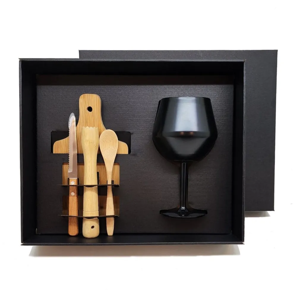 KIT PARA CAIPIRINHA / DRINKS E TAÇA - 5 PÇS-KT-9086Y-INF