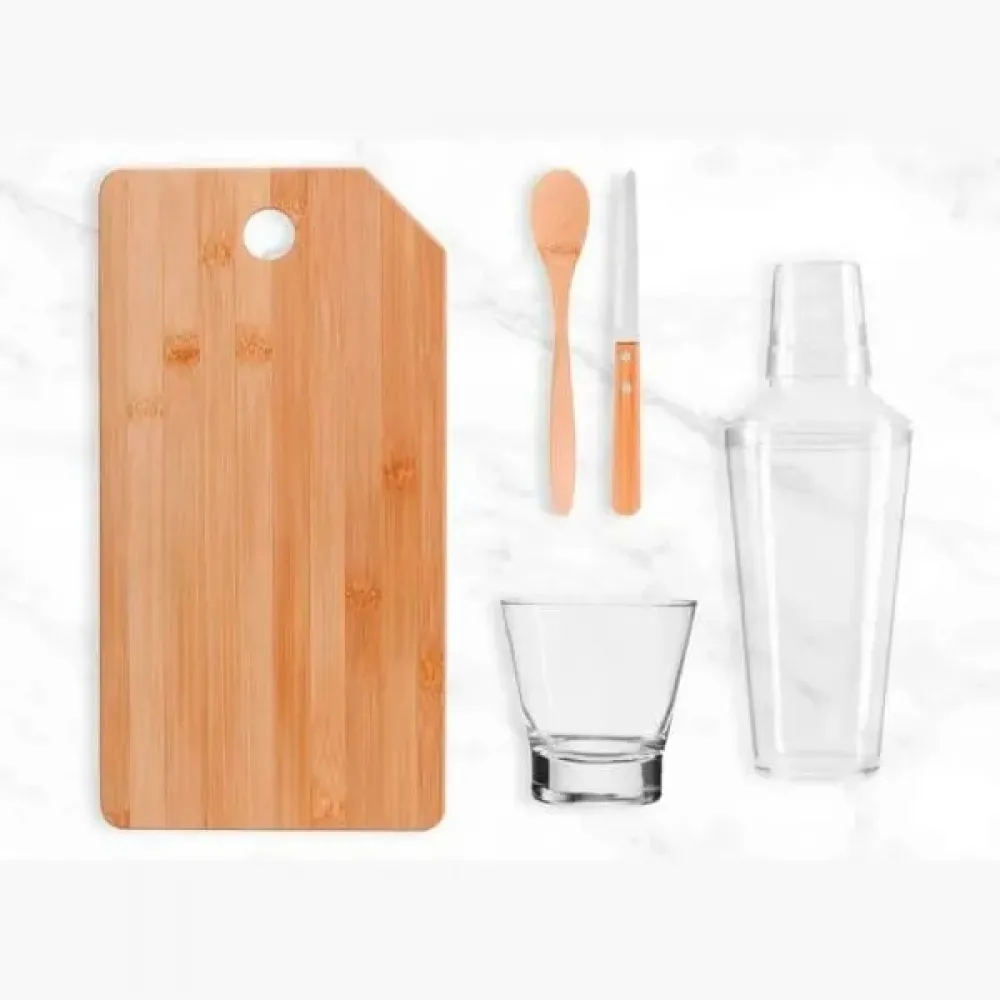 KIT PARA CAIPIRINHA E DRINKS - 5 PÇS