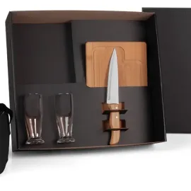 Imagem do produto KIT PARA CHURRASCO COM COPOS E BOLSA TÉRMICA – 5 PÇS