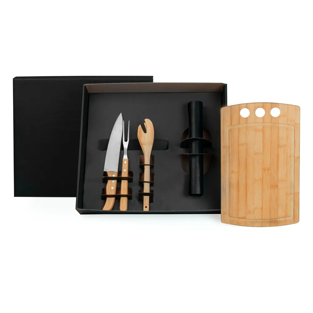 KIT PARA CHURRASCO COM ESTEIRA GRILL - 5 PÇS-003MRPKT-90224