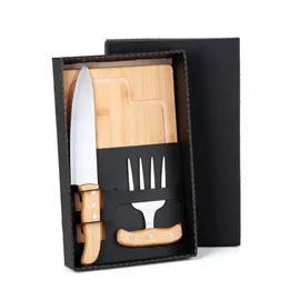 Miniatura de imagem do produto KIT PARA CHURRASCO EM BAMBU COM GARFO  4 DENTES – 3 PÇS