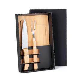 Miniatura de imagem do produto KIT PARA CHURRASCO EM BAMBU COM TÁBUA 32CM