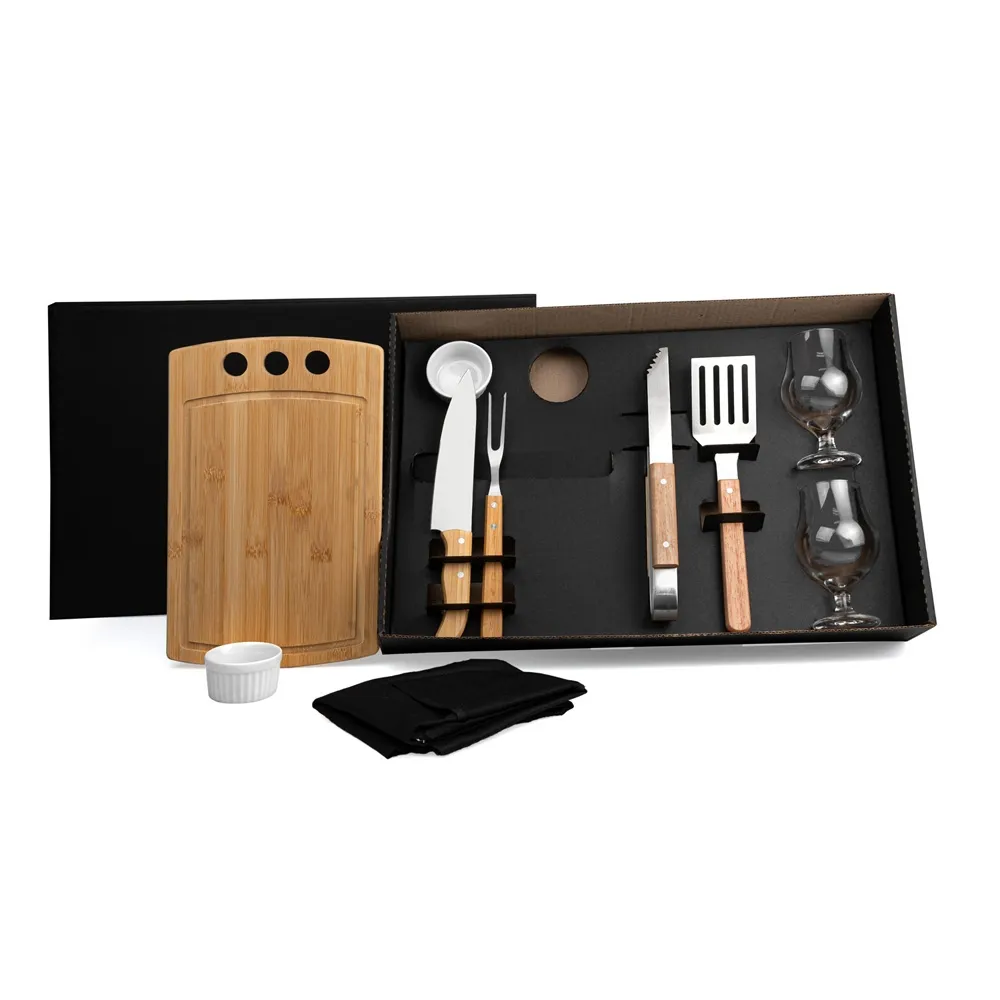 KIT PARA CHURRASCO / HAMBÚRGUER / CERVEJA - 10 PÇS-003MRPKT-90254