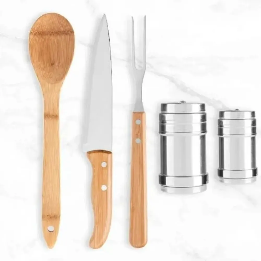 KIT PARA COZINHA E TEMPERO - 6 PÇS