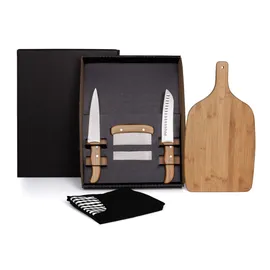 Imagem do produto KIT PARA COZINHA EM BAMBU / INOX COM ESPÁTULA MULTIUSO – 4 PÇS