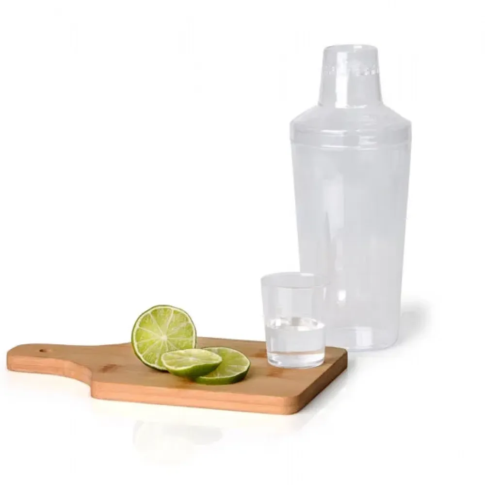 KIT PARA DRINKS C/ COQUETELEIRA  - 3 PÇS