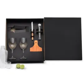 Imagem do produto KIT PARA DRINKS C/ COQUETELEIRA – 6 PÇS