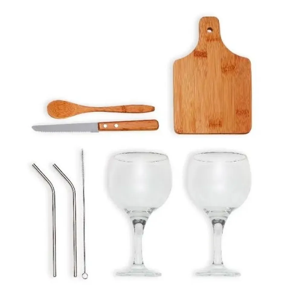 KIT PARA GIN TÔNICA - 8 PÇS