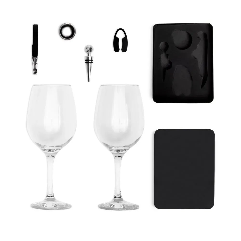 KIT PARA VINHO - 7 PÇS-KT-90376