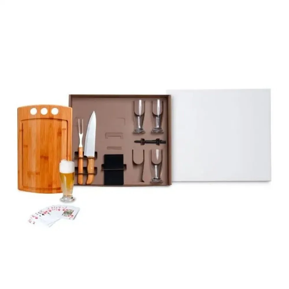 KIT QUEIJO/CERVEJA - 6 PÇS-KT-90121-BCO