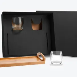 Imagem do produto KIT WHISKY C/ BANDEJA E COPOS – 3 PÇS