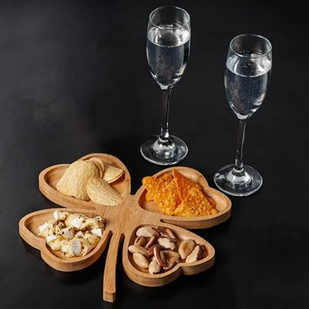 KIT PETISCO E CHAMPAGNE - 3 PÇS - NÃO ACOMPANHA GARRAFA