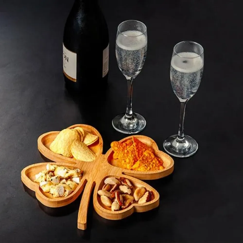 KIT PETISCO E CHAMPAGNE - 3 PÇS - NÃO ACOMPANHA GARRAFA