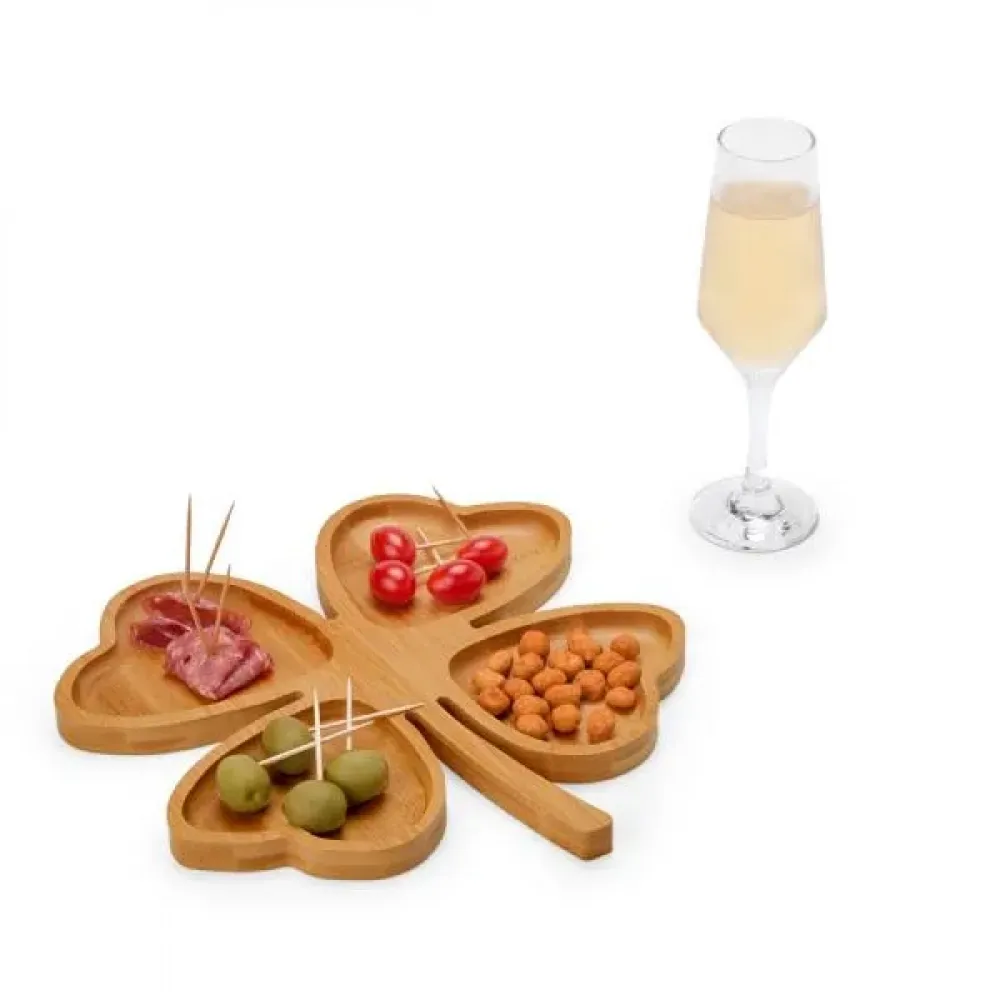 KIT PETISCO E CHAMPAGNE - 2 PÇS - NÃO ACOMPANHA GARRAFA