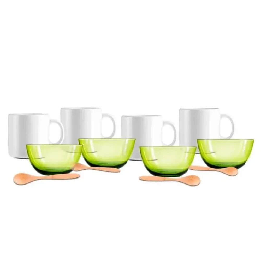 KIT PARA CAFÉ DA MANHÃ - 12 PÇS