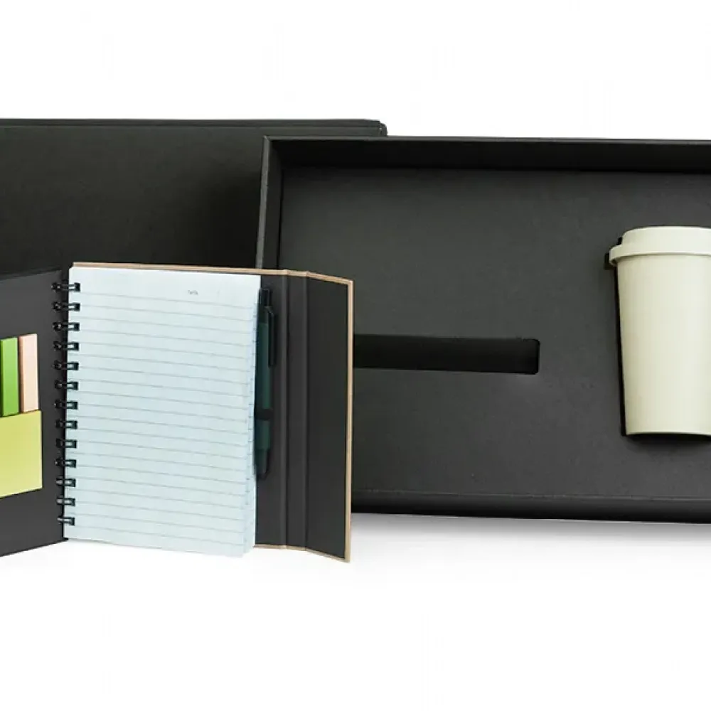 KIT PERSONALIZADO CADERNO, CANETA E COPO