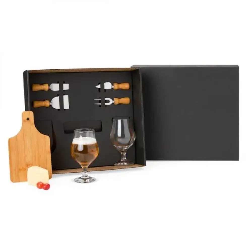 CONJUNTO PARA QUEIJO / CERVEJA - 7 PÇS-KT-90201