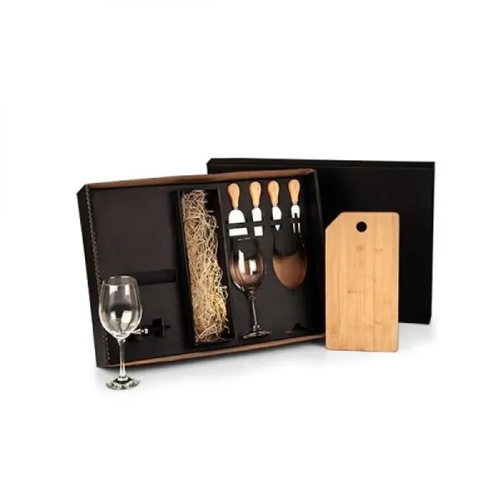 KIT PARA QUEIJO E VINHO - 8 PÇS